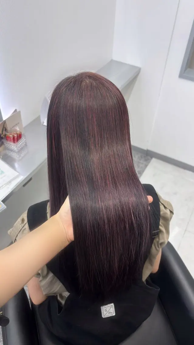 縮毛矯正 あやか/心斎橋/ カラーモデル募集中のヘアスタイル