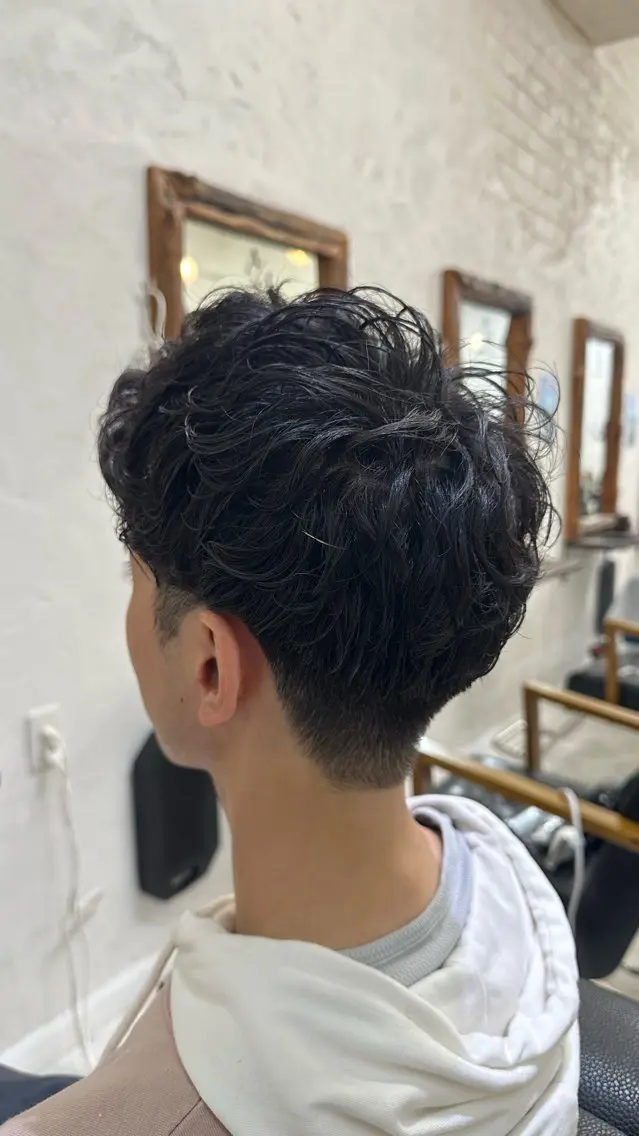 パーマ メンズ メンズパーマ 福田 真大のヘアスタイル