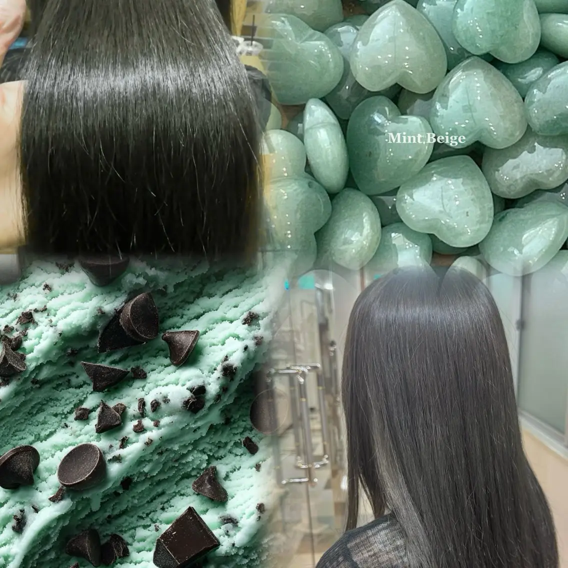ロング カラー ベージュカラー 透明感カラー ミント ミントベージュ オレンジ ヘアカラー AROMA / miyu🩵のヘアスタイル