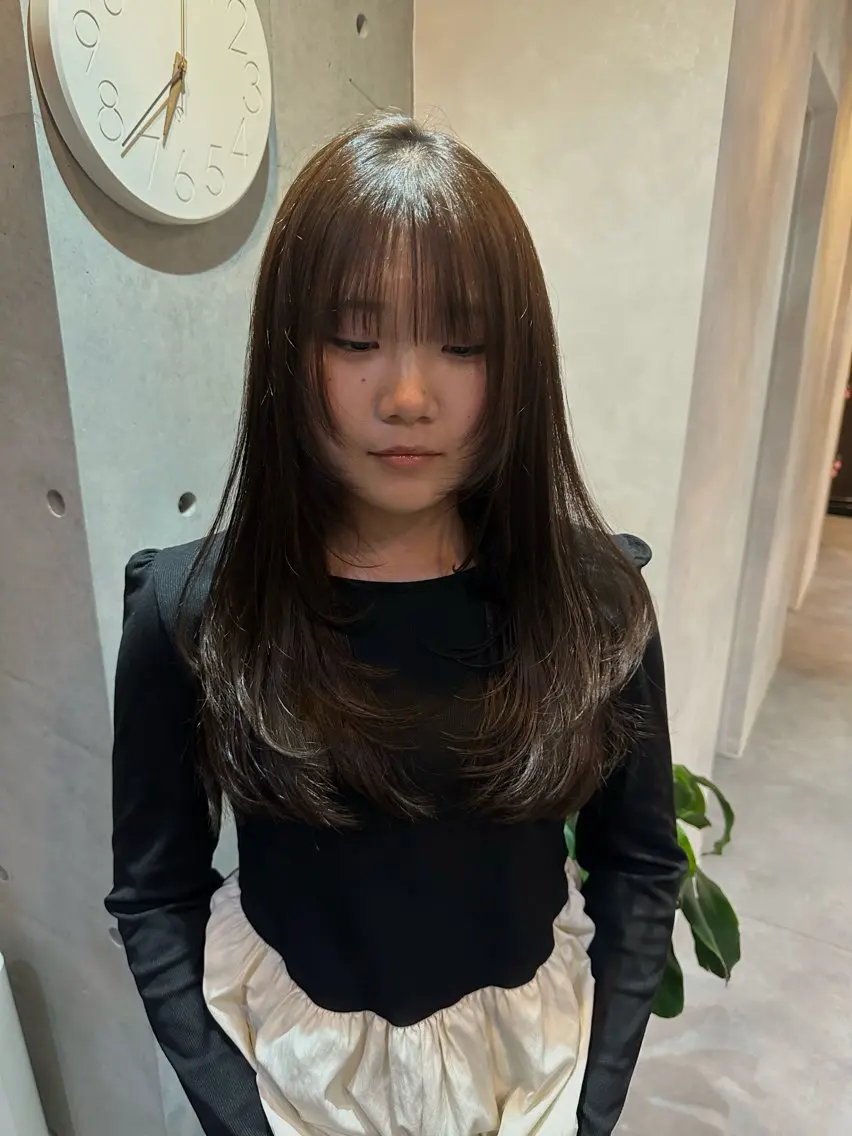 ロング 髪質改善 レイヤーカット 縮毛矯正 Blume... 01 Groupのヘアスタイル