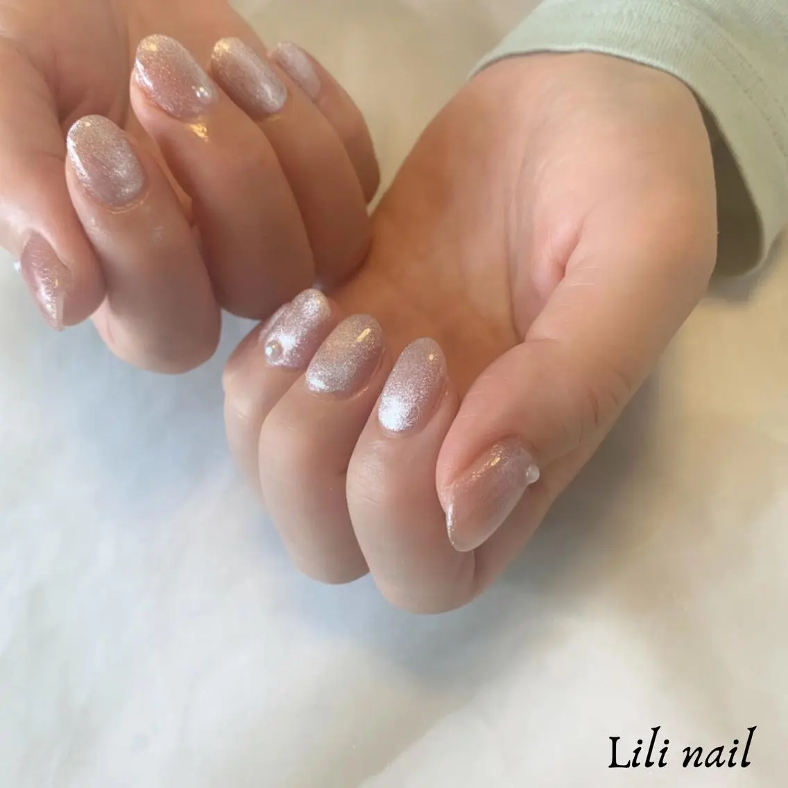 ネイル マグネットネイル ハンドネイル Lilibeauty salonのネイルデザイン