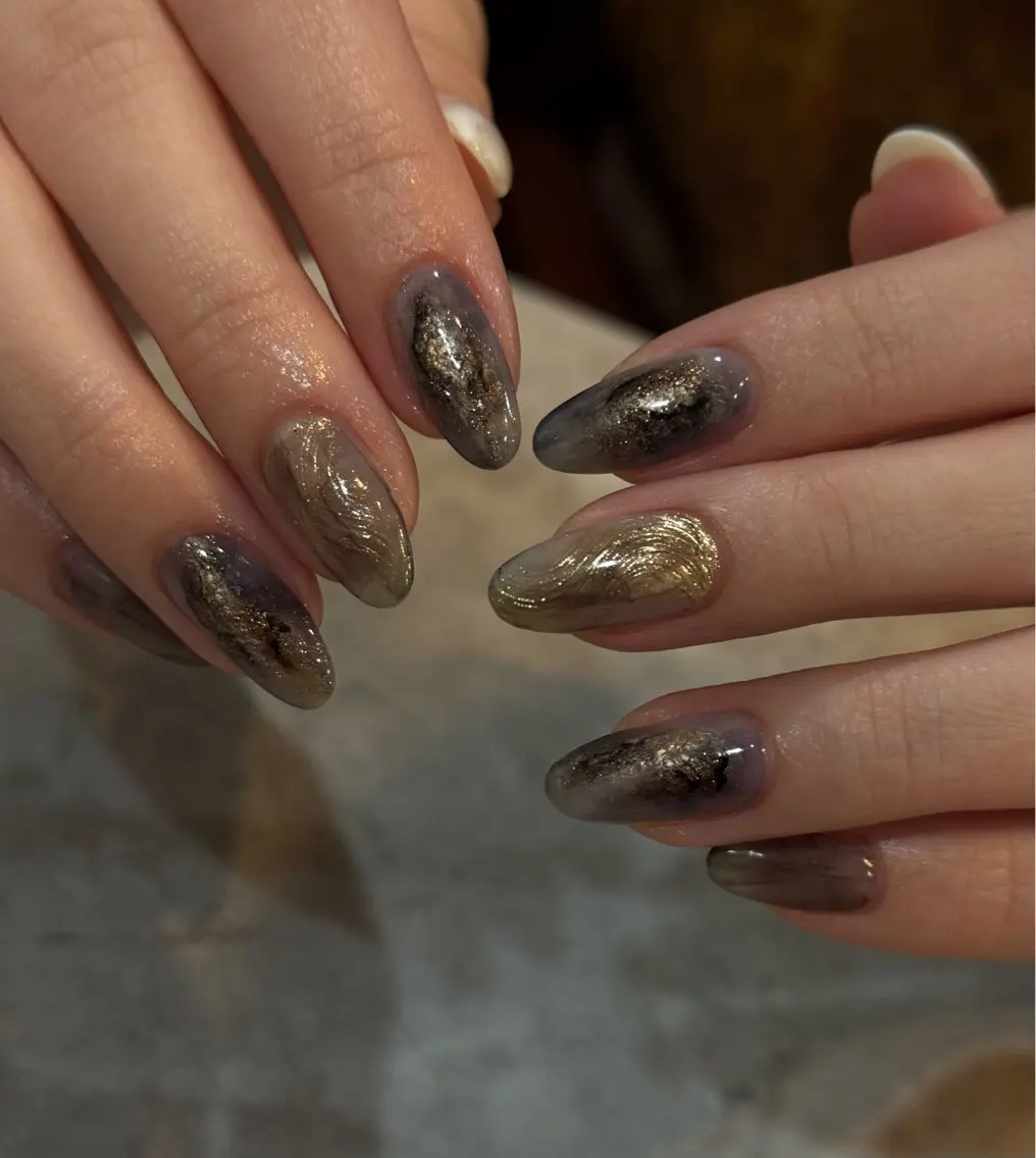 ネイル ニュアンスネイル ハンドネイル Blé nailのネイルデザイン