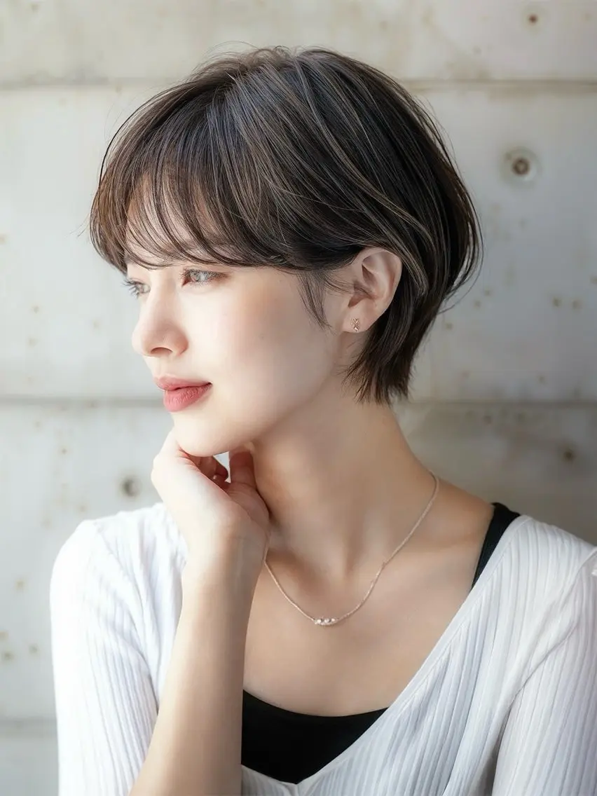 ショート カラー ショートヘア ✨落ち着いた接客 💡高橋優也💡のヘアスタイル