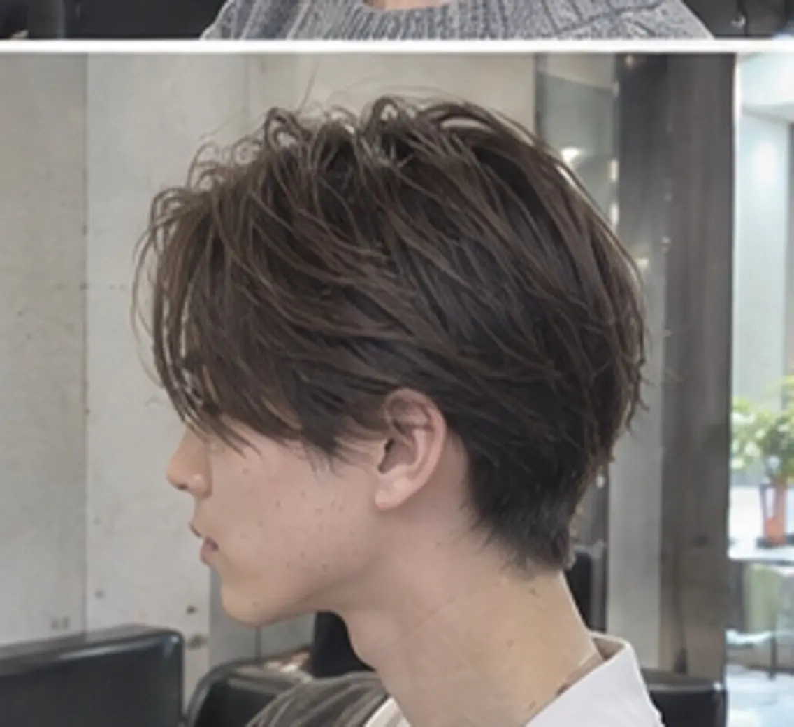 メンズ メンズパーマ カット パーマ メンズ特化/レイヤー 垢抜け／表参道のヘアスタイル