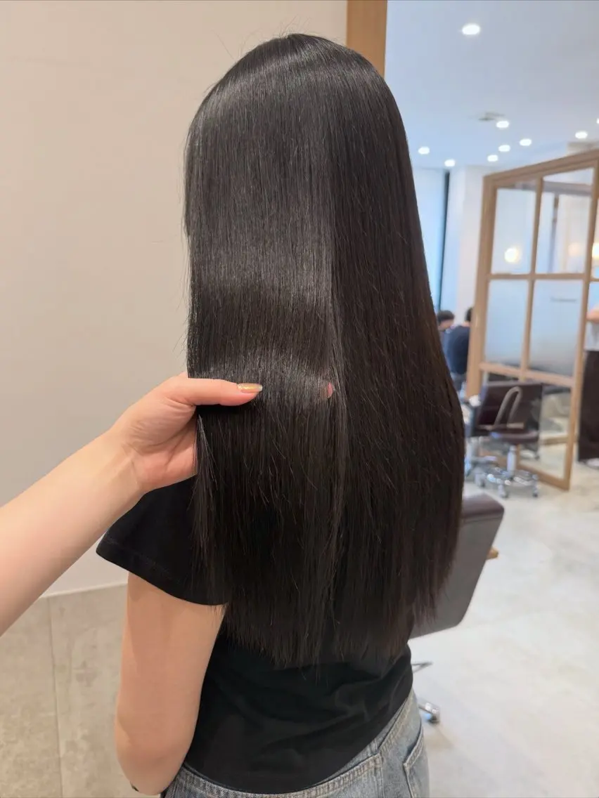 ロング パーマ カット ヘアカラー 縮毛矯正 トリートメント 𓍯柔らかhair 𓍯 yukinoのヘアスタイル