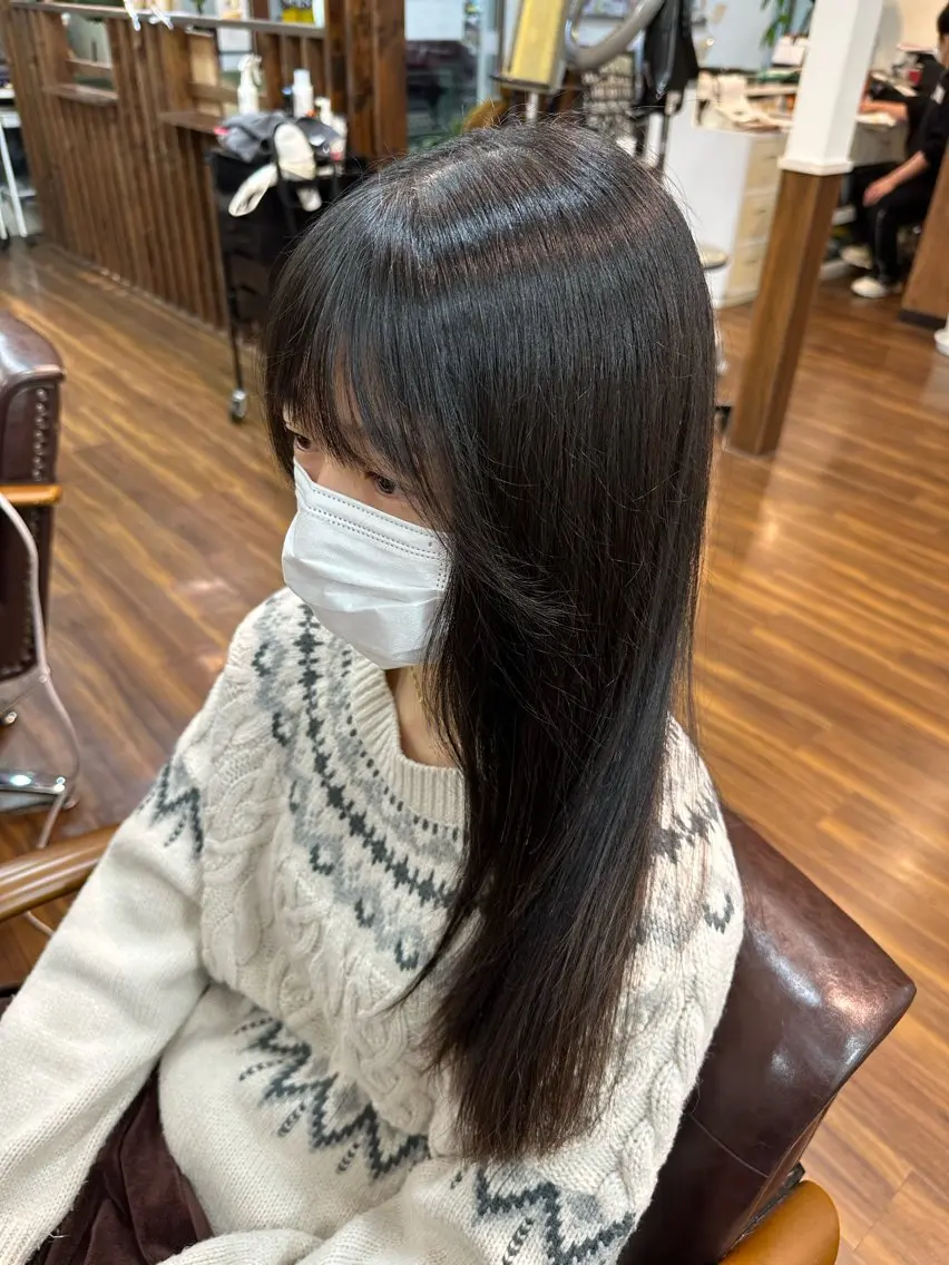ロング 奥田 七都海のヘアスタイル