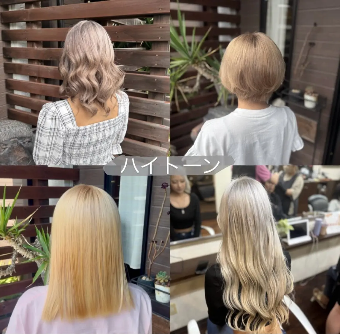 カラー ブロンド ハイトーンカラー カット ヘアカラー 🫧AMAN🫧 鈴木美佑のヘアスタイル