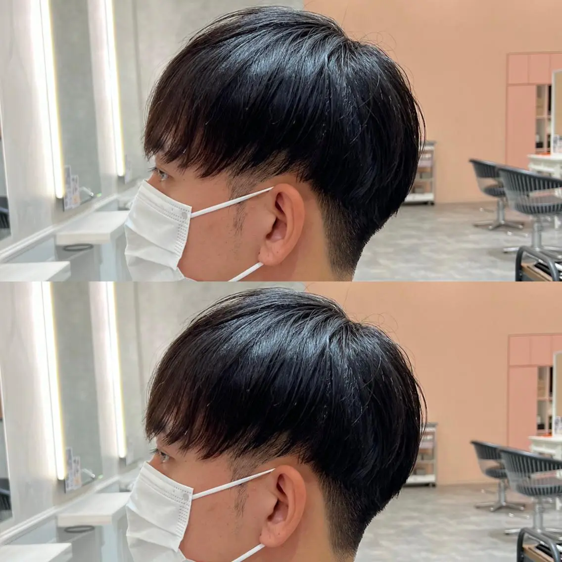 メンズ 梅田 カットモデル募集のヘアスタイル