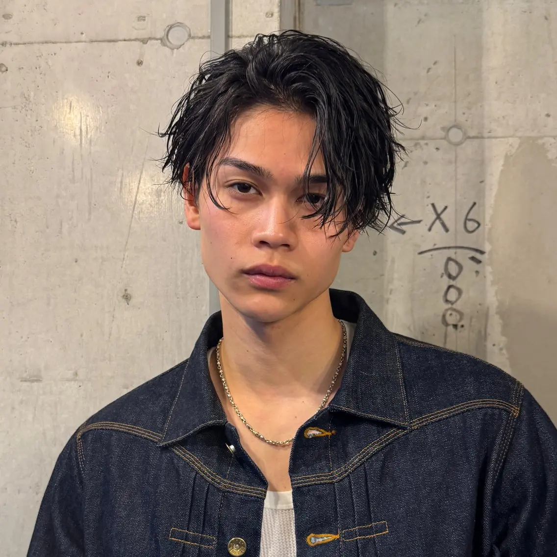 ミディアム パーマ メンズ ミディアムパーマ メンズパーマ カット パーマ トリートメント ヘアセット お悩み×垢抜け特化 KAYA/渋谷のヘアスタイル