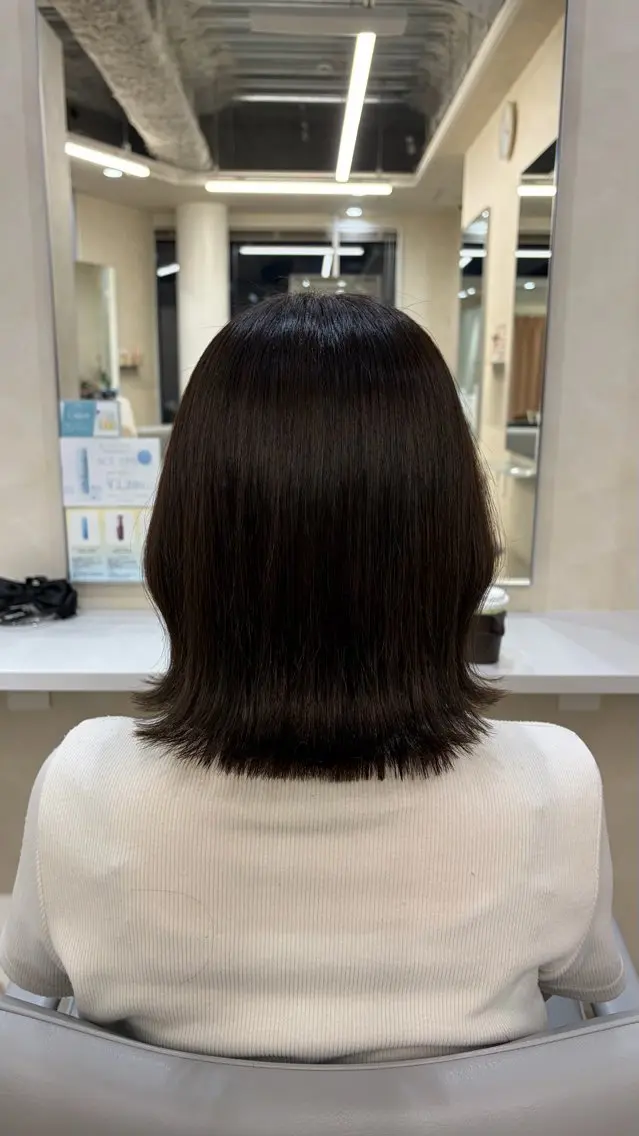 ミディアム カット モデル様大募集🎀 藤岡瑞穂のヘアスタイル