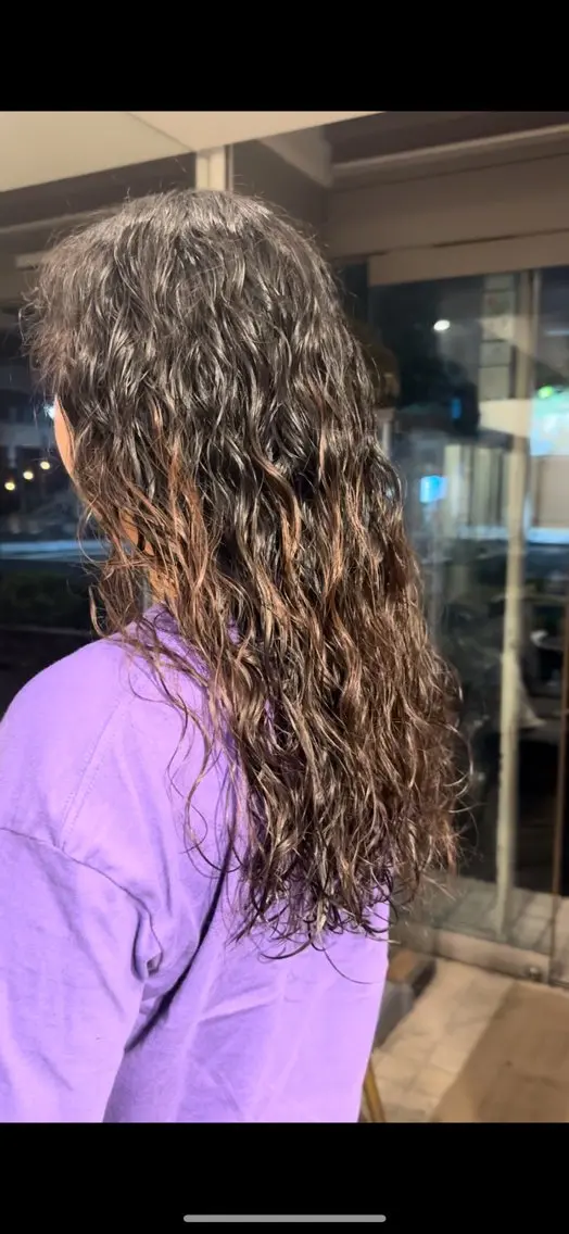 ロング パーマ カットモデル募集中✨ そや　こうせいのヘアスタイル