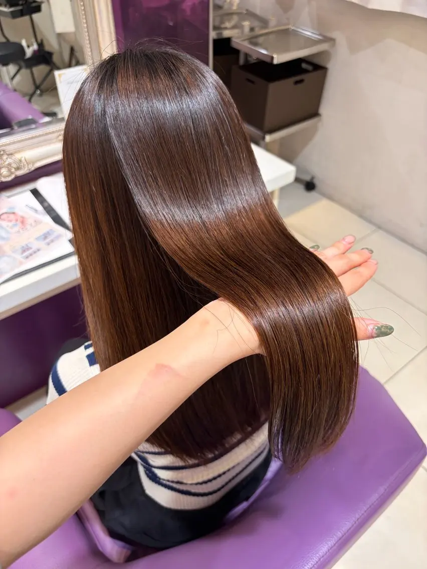 パーマ カット 縮毛矯正 京都河原町/暖色カラ ー‎/パーマ/のあのヘアスタイル