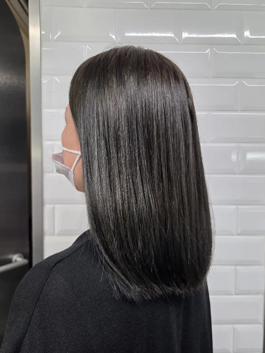 ミディアム カラー 長谷川 佳吾のヘアスタイル