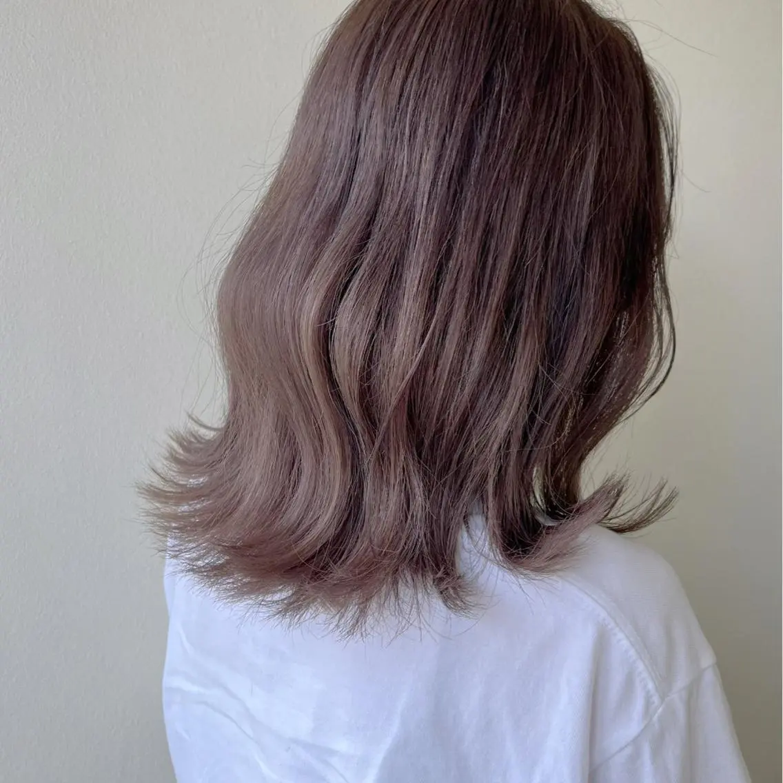 ミディアム カット ヘアカラー 韓国ﾍｱ&ｼｮｰﾄ ボブ💜桑原のヘアスタイル