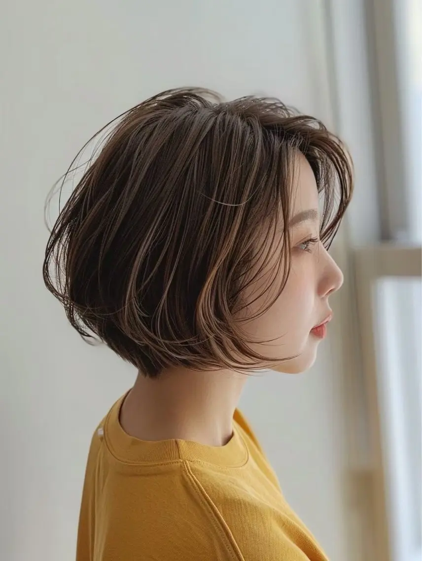 ショート カット 保子 祐里香のヘアスタイル