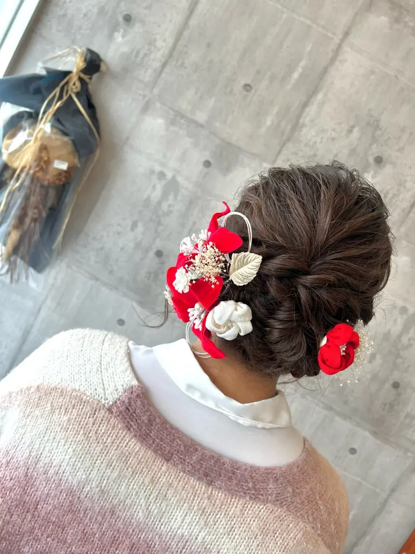 セミロング ヘアセット Style Tのヘアスタイル