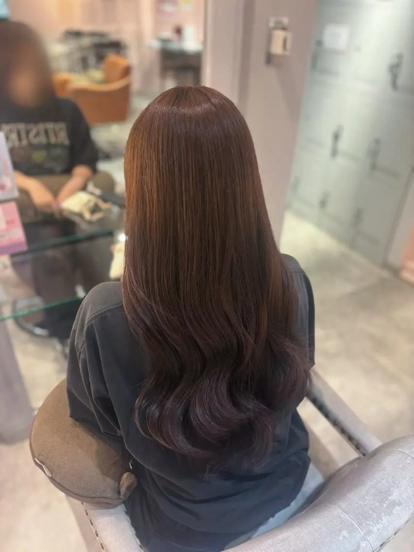 ロング カラー 🎀RINA艶カラー ／大人っぽガーリーのヘアスタイル