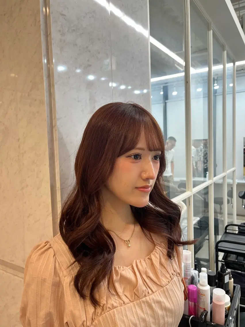 ロング Maya /カラーモデルのヘアスタイル