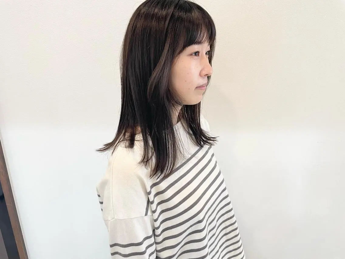 セミロング カット ヘアカラー マンツーマン 🌿大野千尋のヘアスタイル