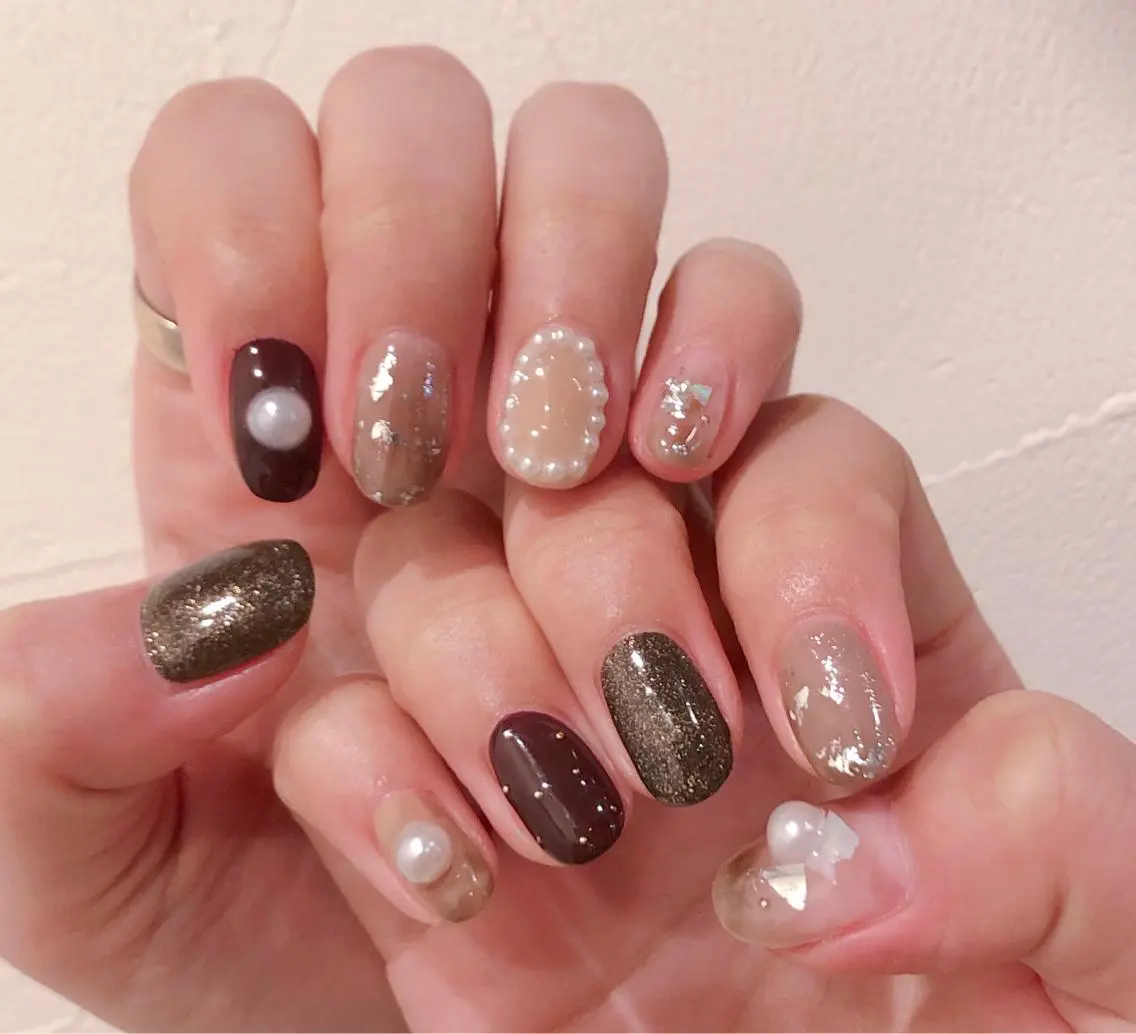 ネイル ニュアンスネイル BEBE BEAUTEのネイルデザイン