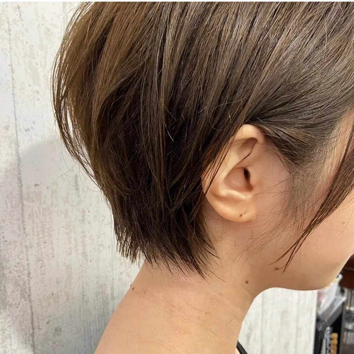 ショート カラー ショートヘア 久木原 ゆりのヘアスタイル