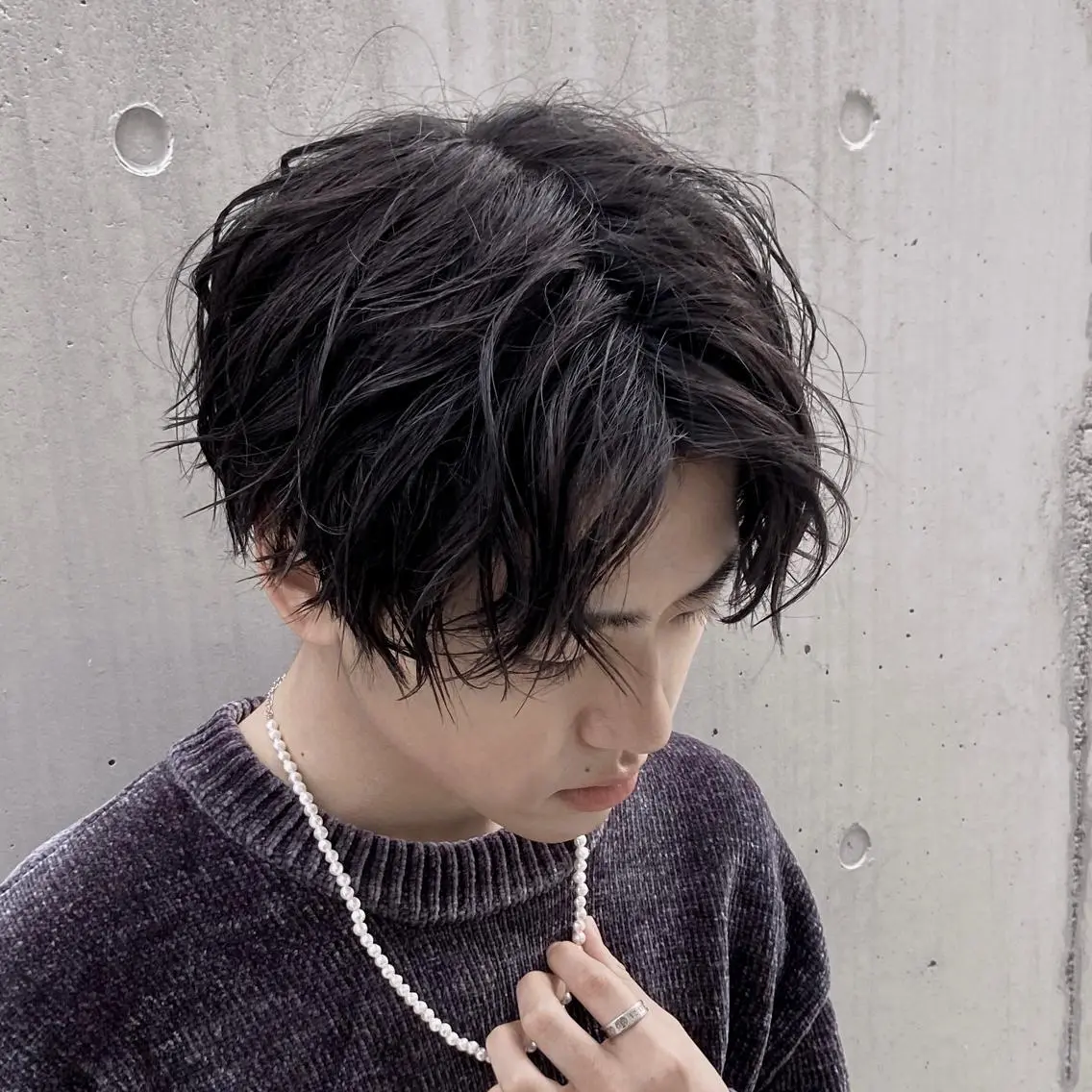 パーマ メンズ マッシュ 刈り上げ メンズ縮毛矯正 ♠️店長下平隼人のヘアスタイル