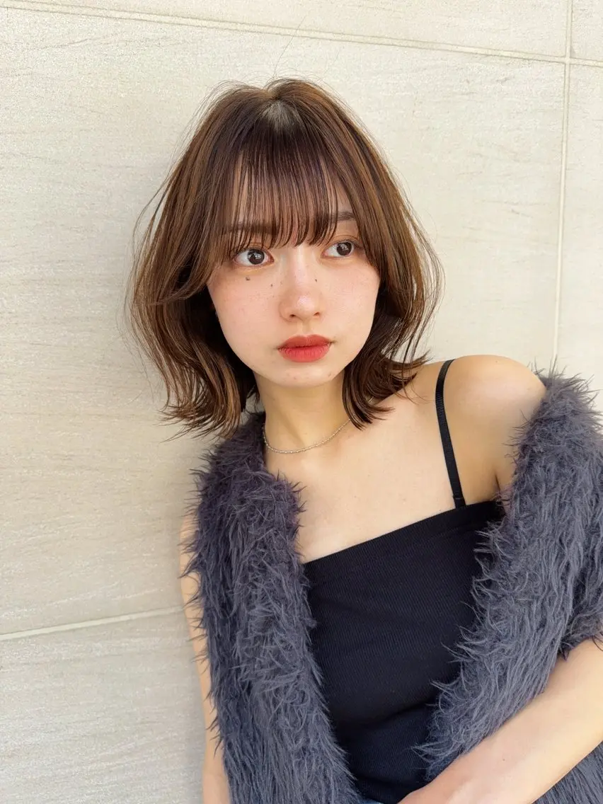 ショート カラー カット ヘアカラー トリートメント 縮毛矯正✨🫧 レイヤー川村利幸のヘアスタイル