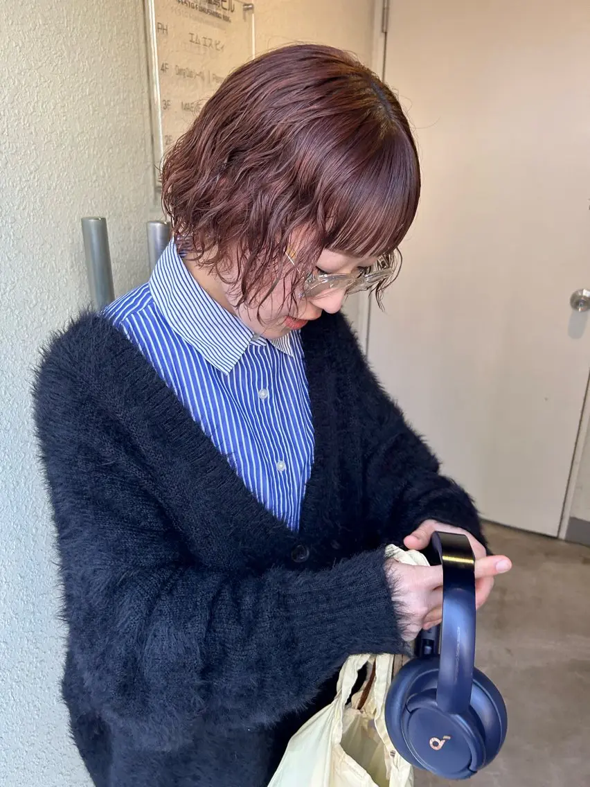 ミディアム 薄暮 マツイ レンのヘアスタイル