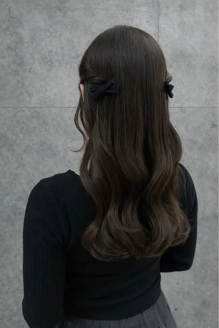 【minimo学割U24🩰】🫧コテ巻きアレンジ🫧韓国風巻き髪/ダウンスタイルなど🇰🇷推し活やイベント前にも🎀の写真