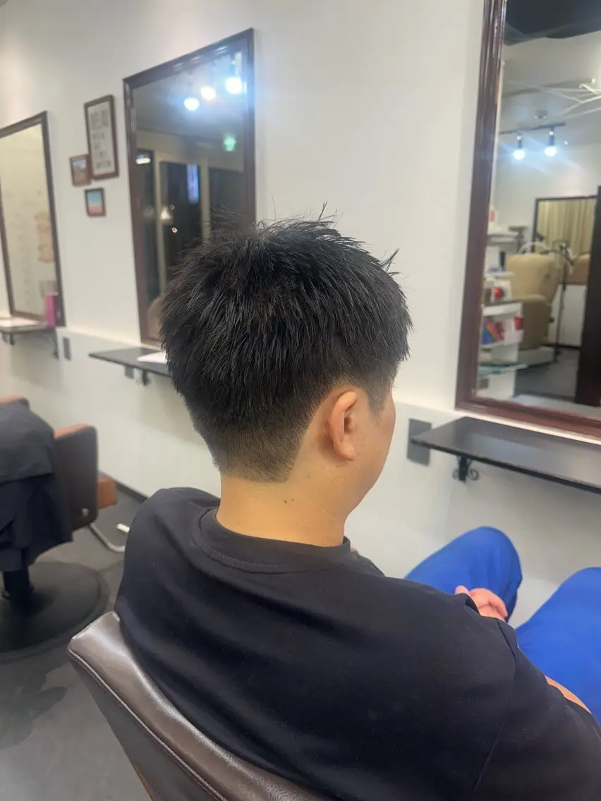 メンズ ツーブロック MOMO 💕💕のヘアスタイル