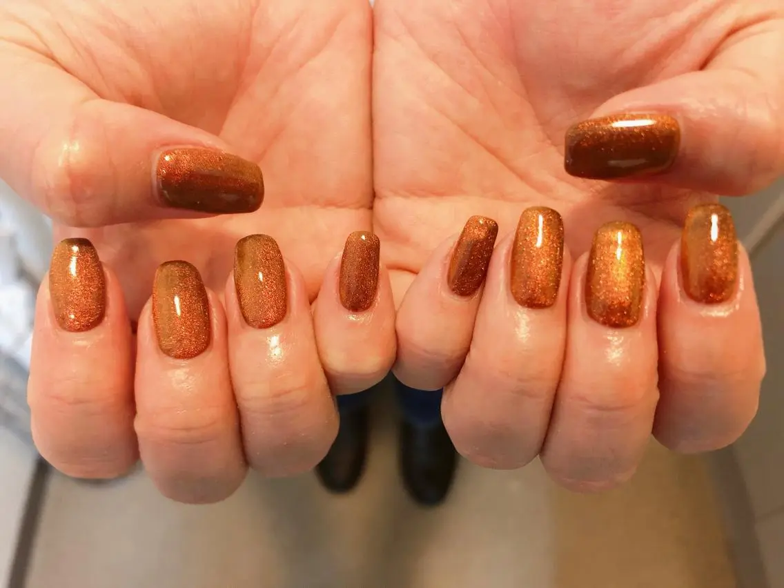 ネイル マグネットネイル ワンカラーネイル ハンドネイル mogunail &blowのネイルデザイン