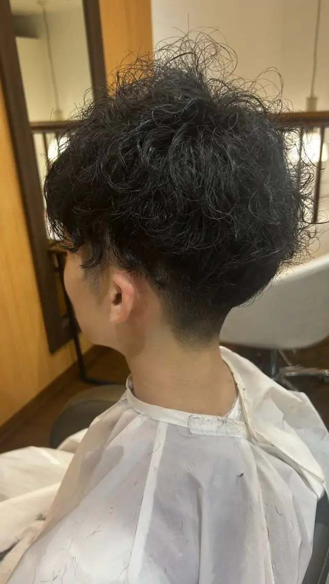 パーマ メンズ 浅香山✨美髪✨ やまもとあきこのヘアスタイル