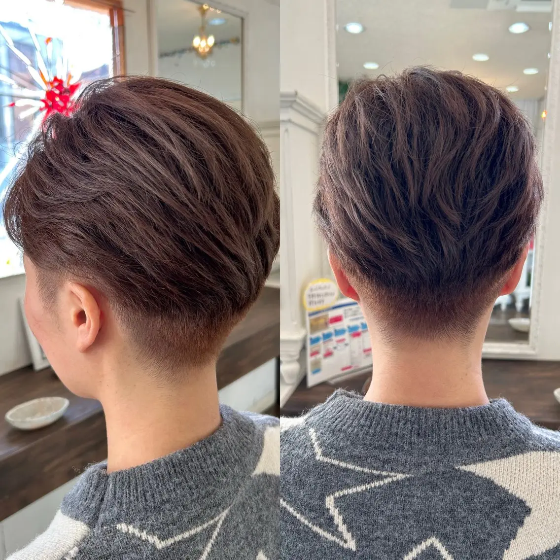 ショート カラー 大川 真矢のヘアスタイル