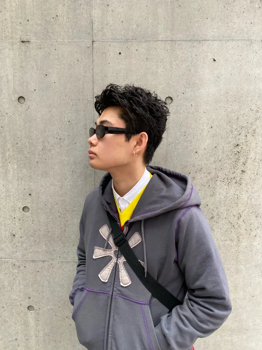 パーマ メンズ 角南 莉朱のヘアスタイル