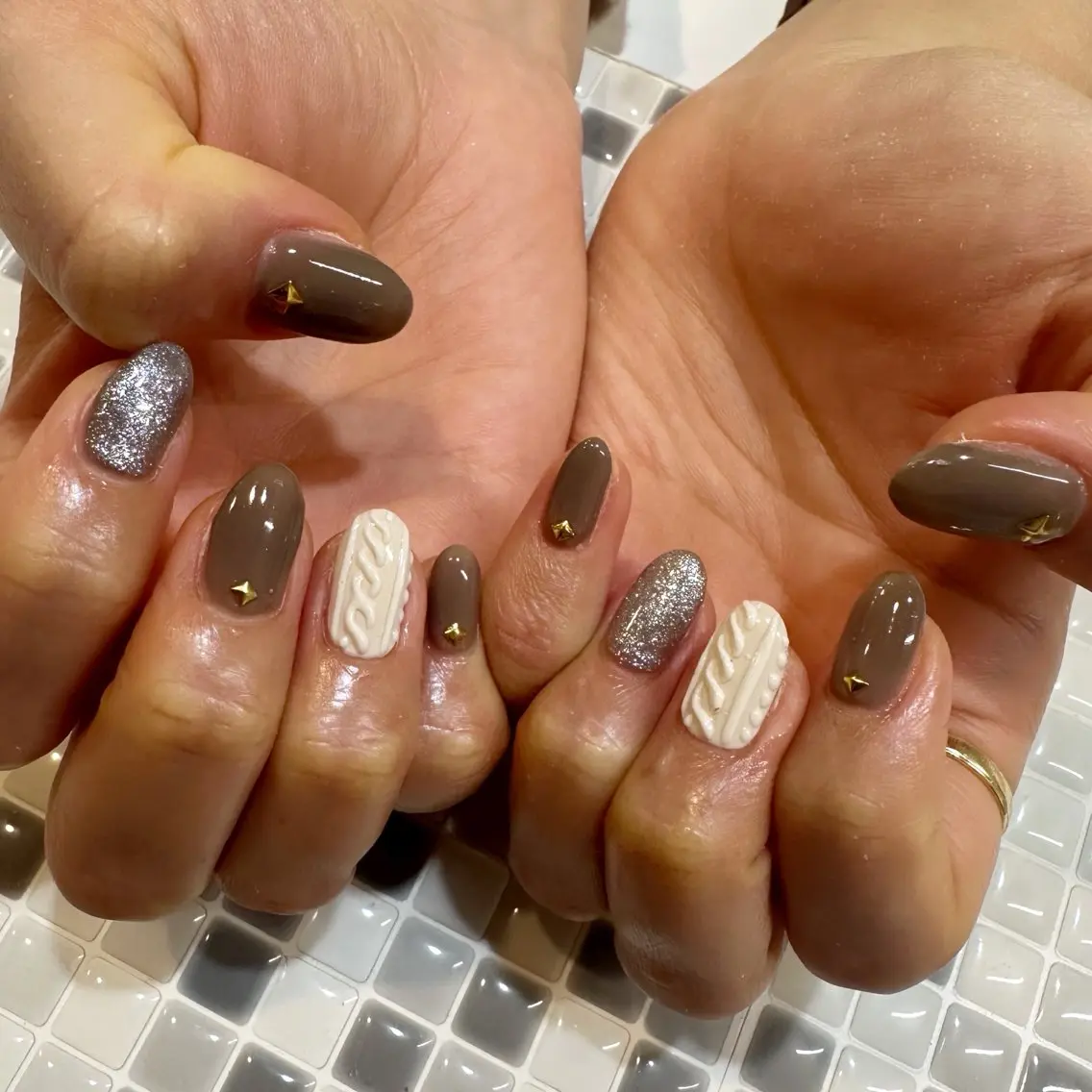 ネイル 冬ネイル nailist yuiのネイルデザイン