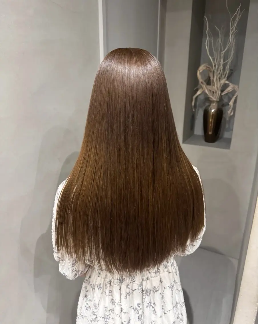 ロング カラー ブリーチ ブリーチなしカラー トリートメント ICI / ナオ/ 似合わせカラーのヘアスタイル