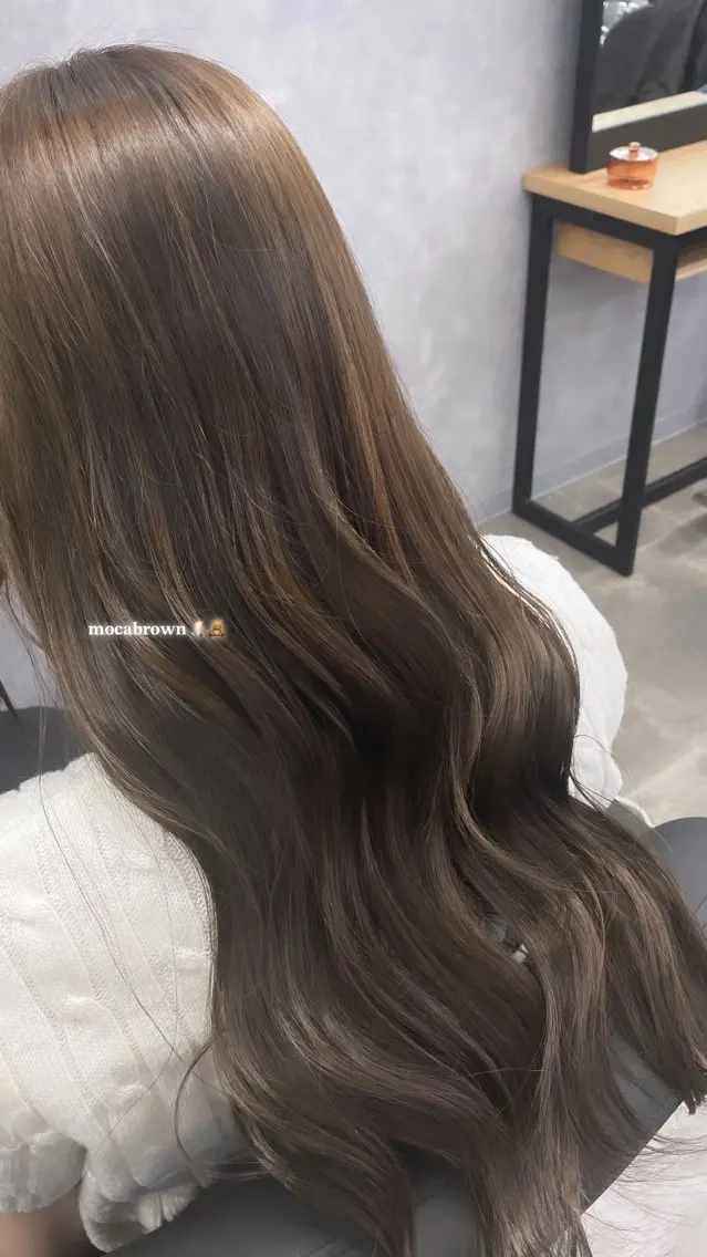 カラー ブラウンカラー ヘアカラー 🪡 KIMU🪡🎀のヘアスタイル
