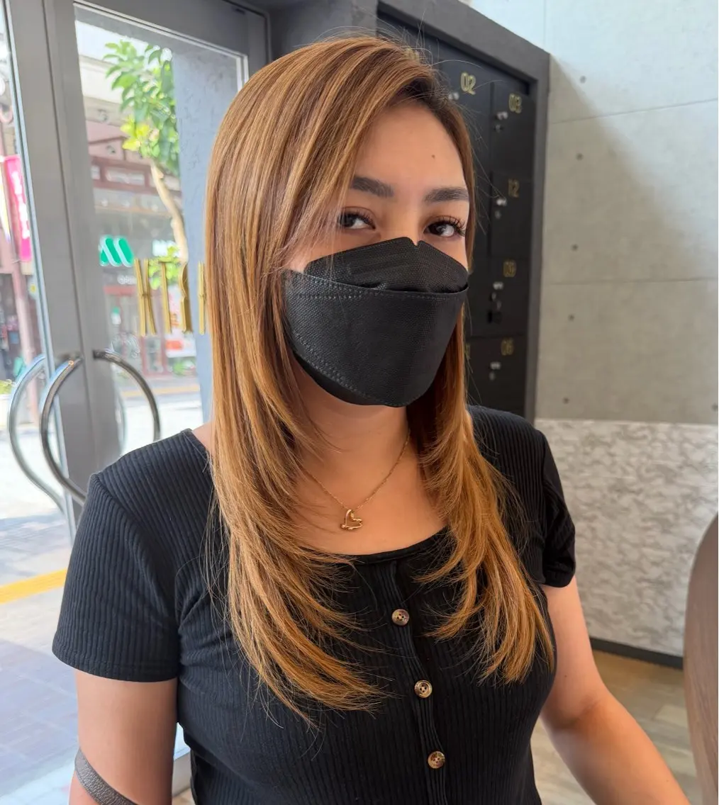 ロング カット トリートメント 野首 京佑のヘアスタイル