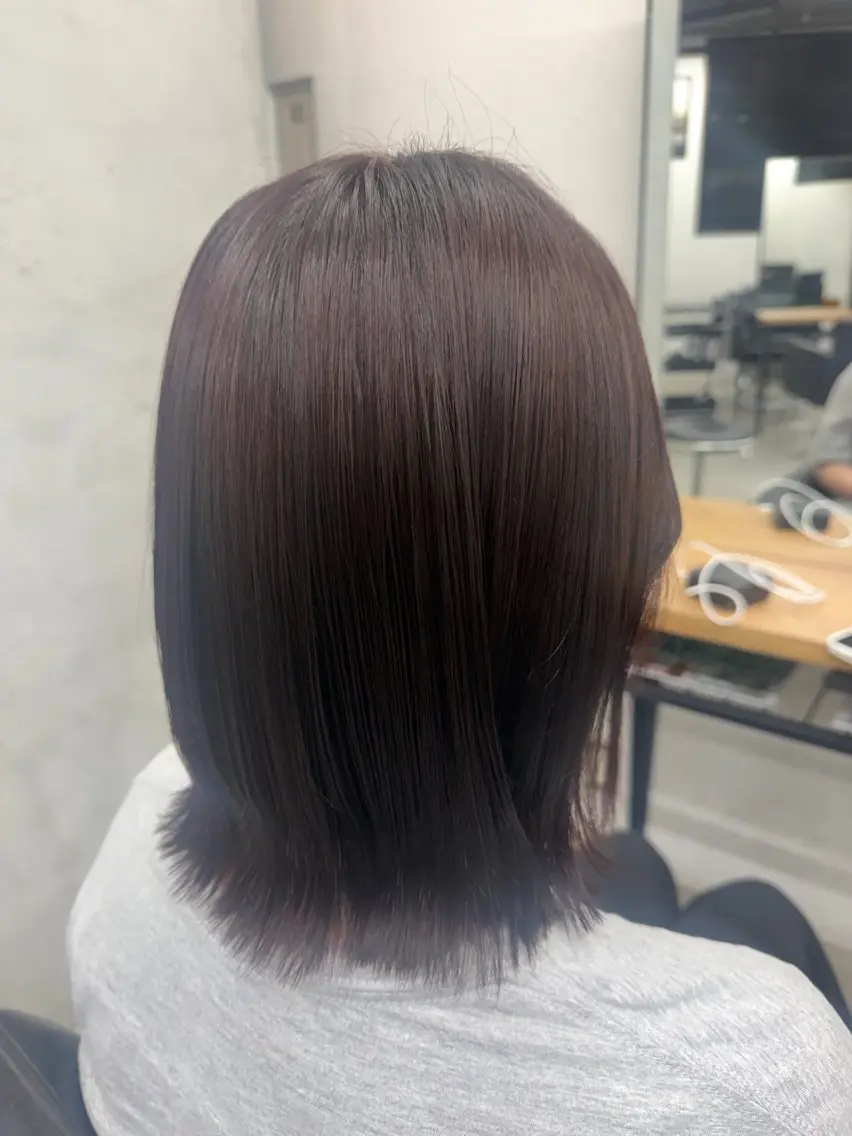 ミディアム ヘアカラー トリートメント ゆめか🦋 /似合わせカラー💖のヘアスタイル