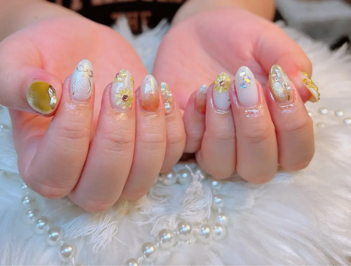 ネイル 持ち込み ハンドネイル Lee _nailのネイルデザイン