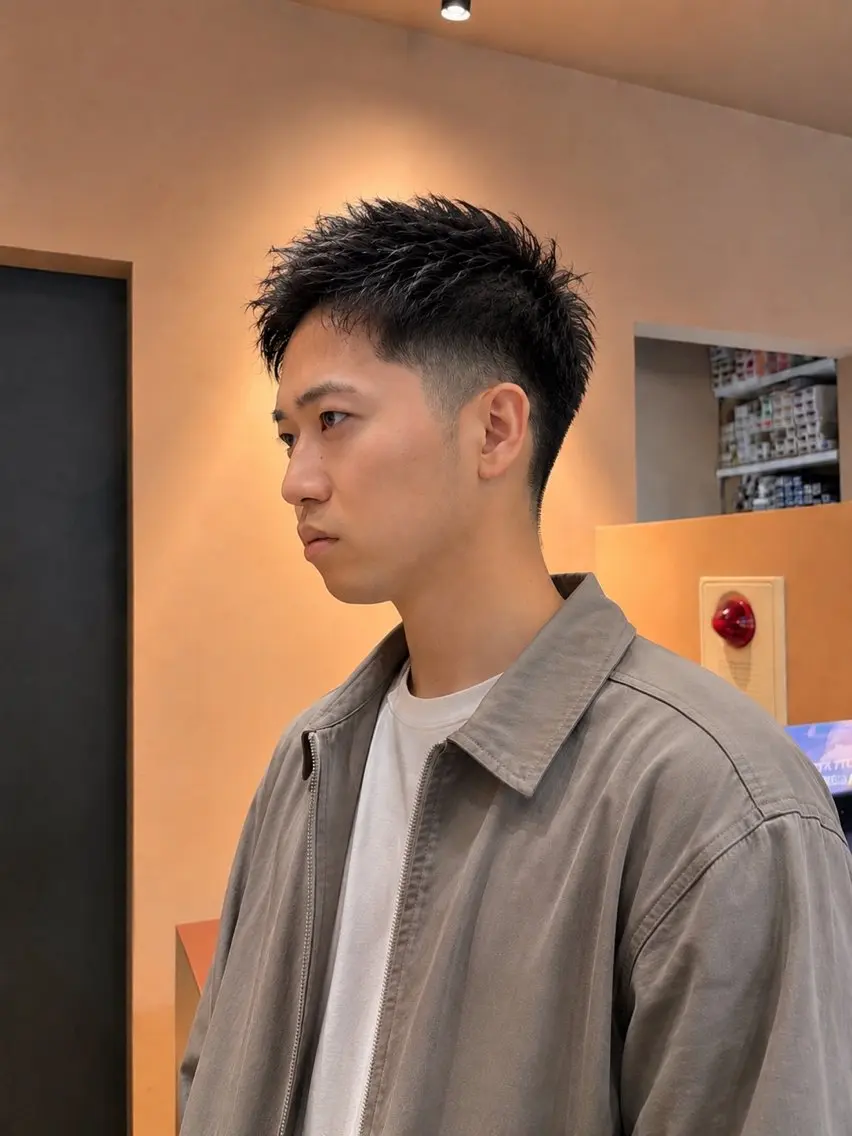 【練習モデル様】men's cut(ベリーショート)の写真