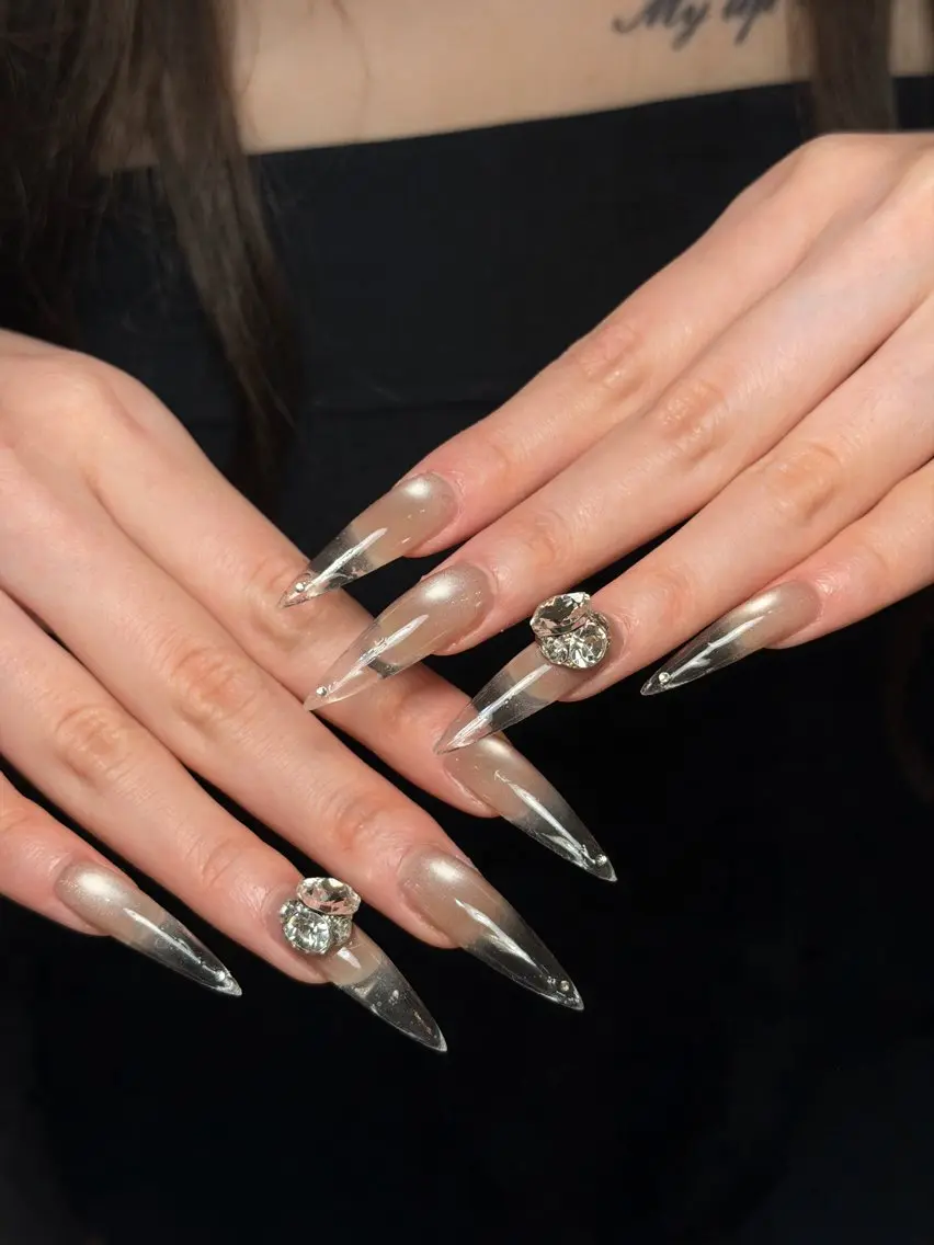 ネイル 韓国ネイル マグネットネイル シンプルネイル 夏ネイル ハンドネイル CoMo Nailのネイルデザイン