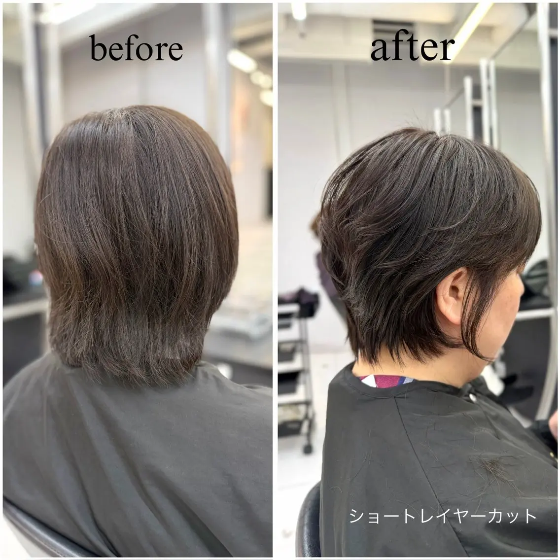 ショート ショートレイヤー レイヤーカット ショートヘア 海外ヘア /　 Juanのヘアスタイル