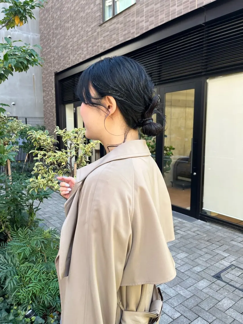 ミディアム ヘアアレンジ ヘアセット eri kinjoのヘアスタイル