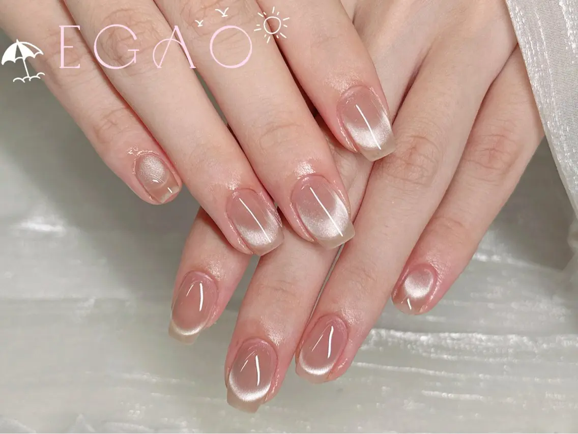 ネイル アートネイル フットネイル フレンチネイル ジェルネイル グラデーション ハンドネイル EGAO NAIL 錦糸町店のネイルデザイン