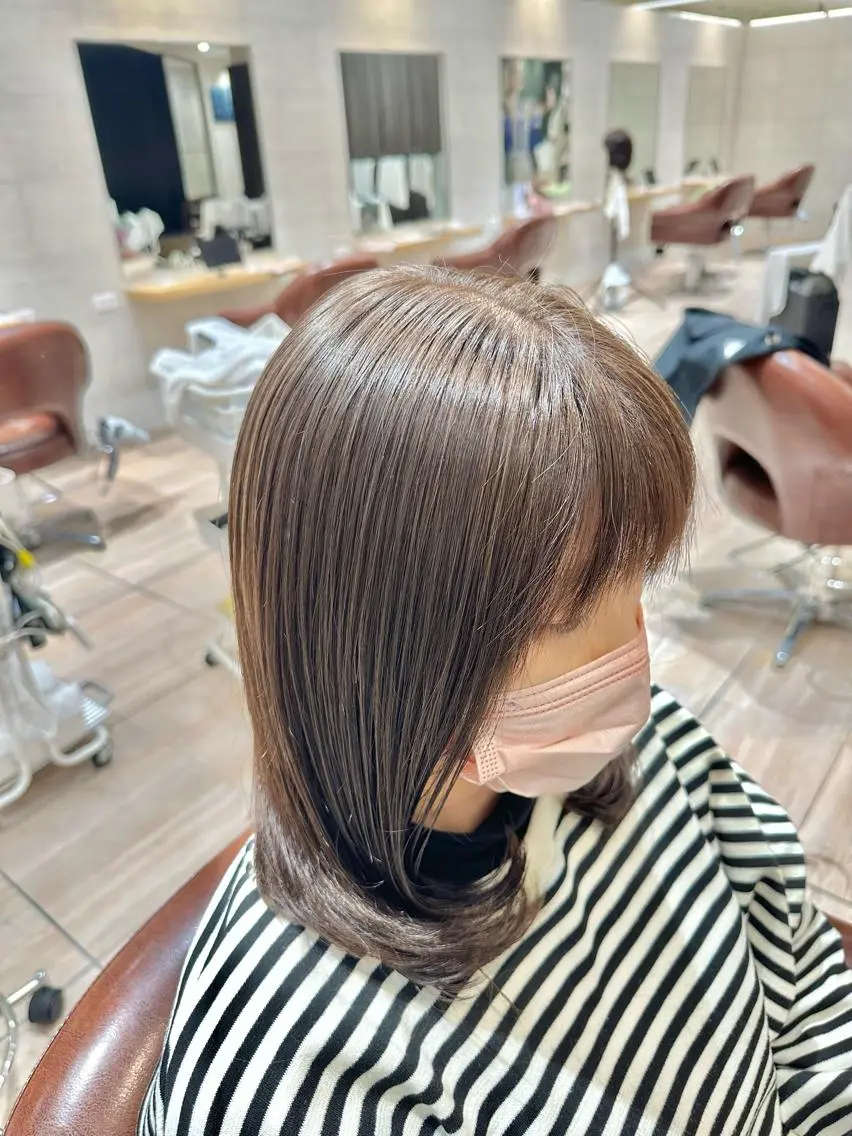 縮毛矯正+トリートメントの写真