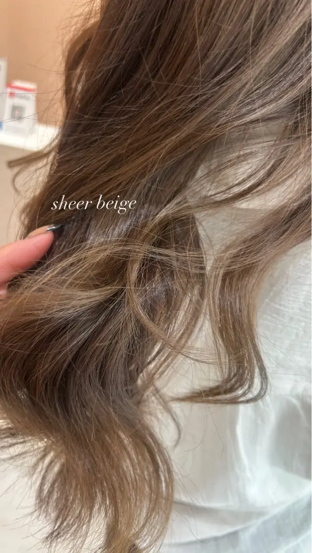 カラー ヘアカラー トリートメント 🫧赤み消し＊艶髪 nanami🫧のヘアスタイル