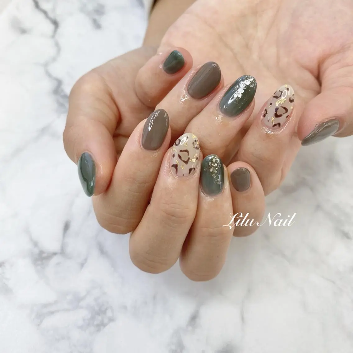 ネイル ニュアンスネイル モチの良さ◉ フィルインネイル♡のネイルデザイン