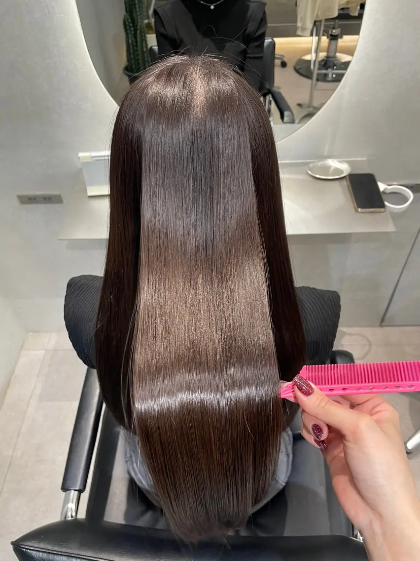 ロング ヘアカラー トリートメント 🫧うるツヤカラー/ cocono🫧のヘアスタイル