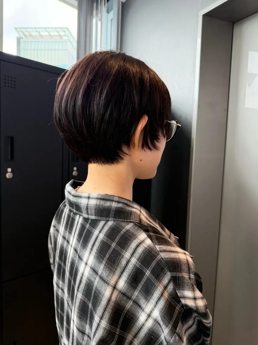 ショート ショートヘア 似合わせカット/ デザインカラー🦄のヘアスタイル